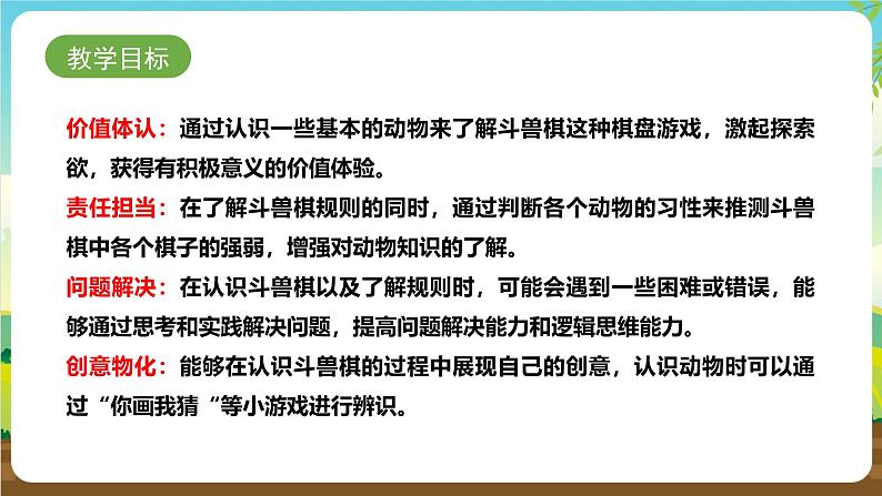 内蒙古版综合实践活动一年级下册第四单元 主题活动一《初识斗兽棋》课件第2页