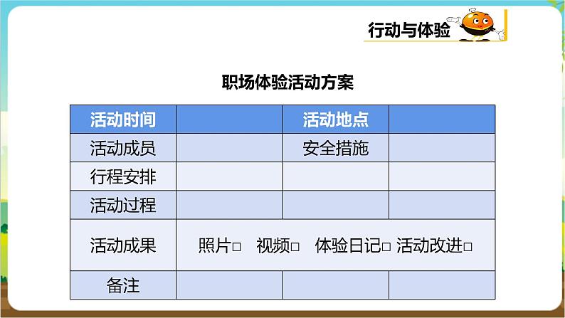 粤教版综合实践活动三年级下册第六单元《职场体验日》第一课时  课件第7页