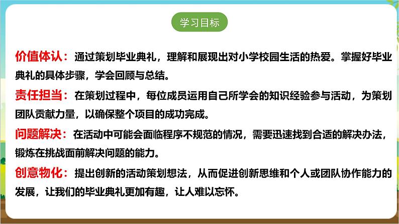 沪科·黔科版综合实践六年级下册8.2《策划小学毕业典礼》课件第2页