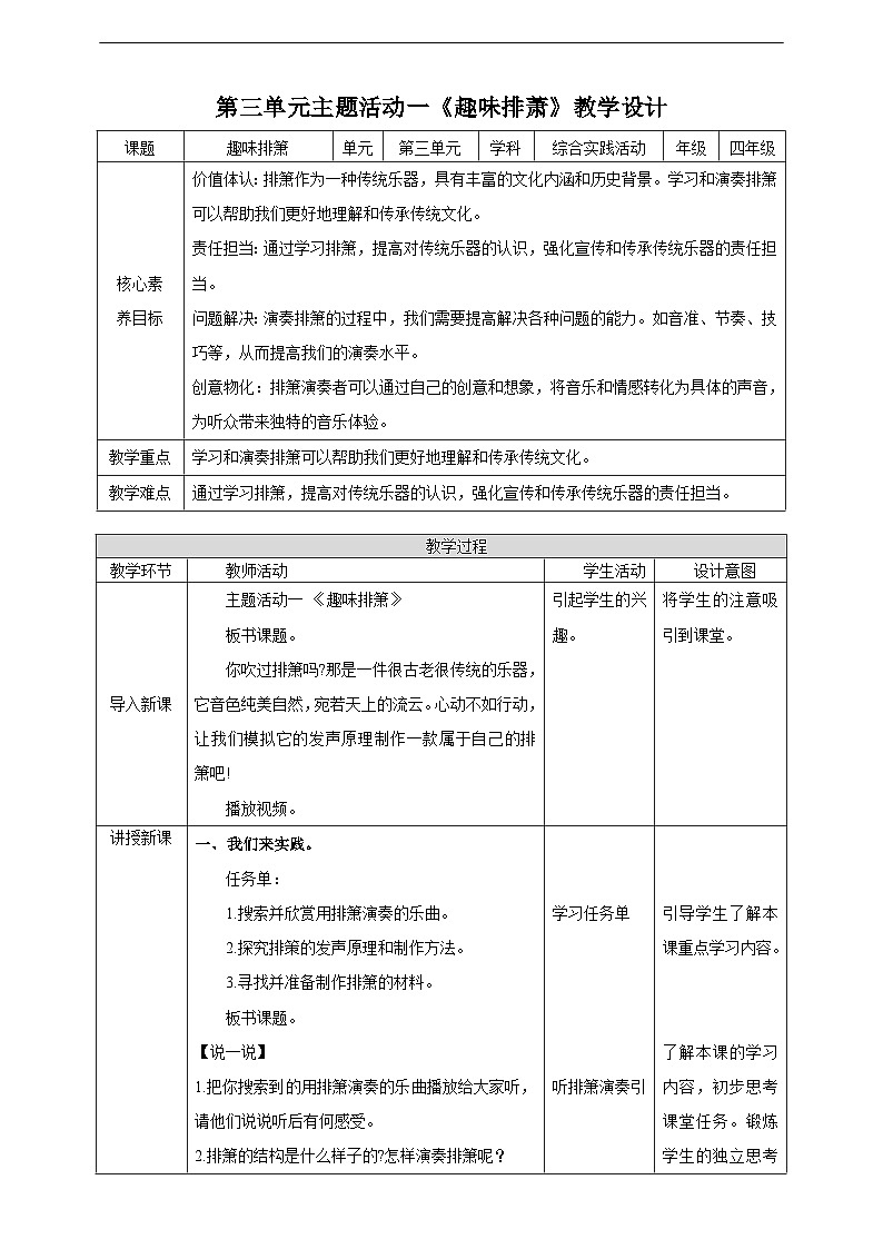 第一课 趣味排箫第1页