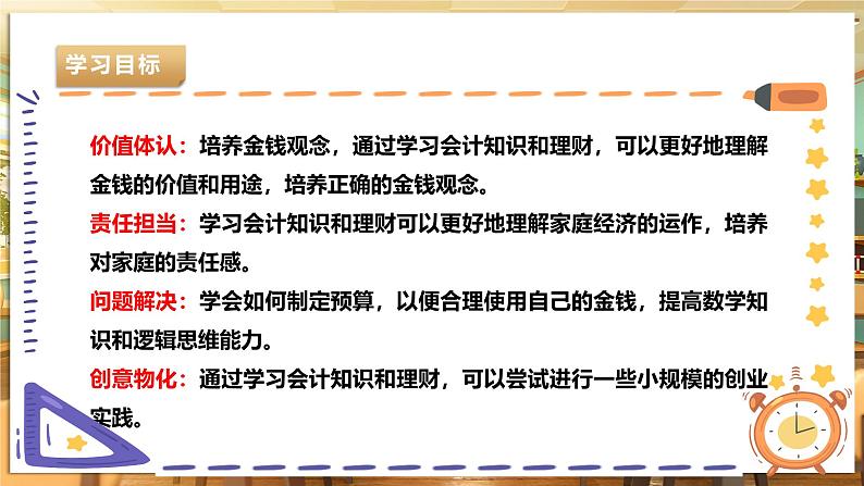 【核心素养目标】内蒙古版《综合实践活动》三下 第四单元 主题活动三《小小会计师》课件第3页