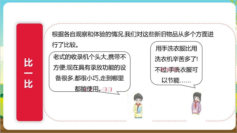 沪科·黔科版综合实践四年级下册  生活变变变 活动二《新旧物品比一比》课件第7页