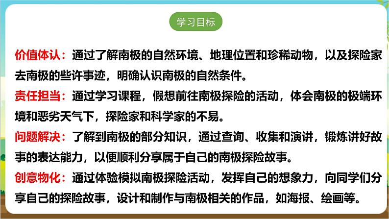 沪科·黔科版综合实践五年级下册 人类共同的南极 活动一《我的南极探险之旅》课件第2页