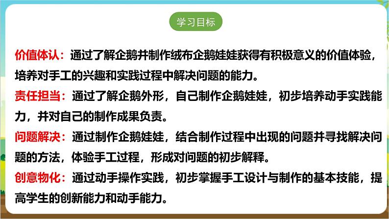 沪科·黔科版综合实践五年级下册 人类共同的南极 活动二《企鹅娃娃》课件第2页