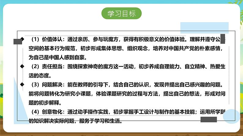 内蒙古版综合实践活动六下 第一单元 主题活动三《有趣的魔方世界》课件第3页