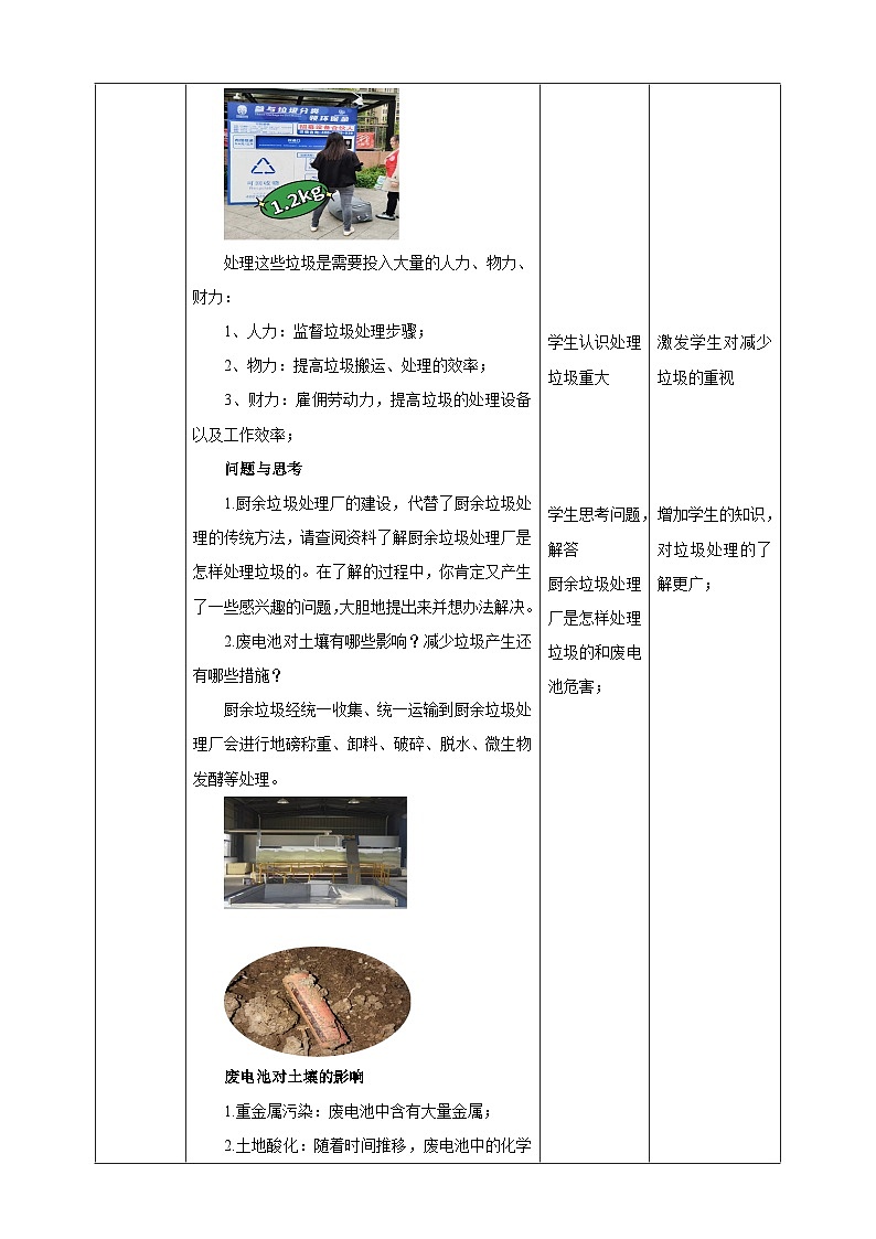 鲁科版综合实践活动三年级下册1.3《减少垃圾我行动》教案第3页