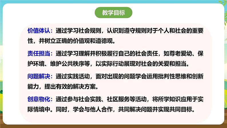 鲁科版综合实践活动五下  1.3《遵守规则·社会规则我遵守》课件第2页