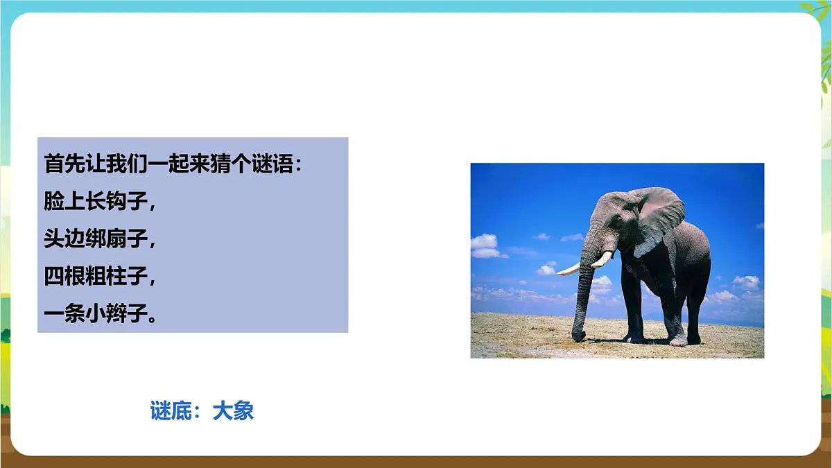 鲁科版综合实践活动四年级下册3.2《吉祥大象》课件第5页