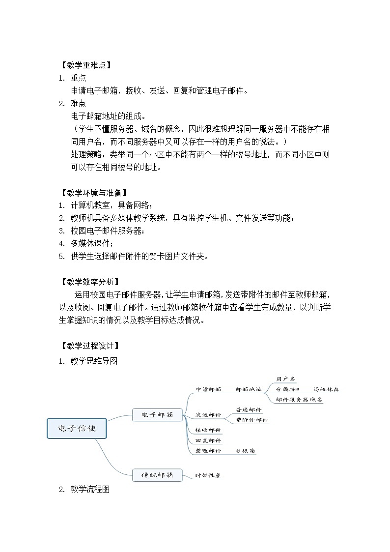 小学信息技术浙教版第三册：第6课 电子信使 教案02