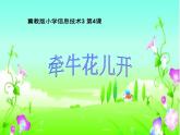 冀教版五年级上册信息技术 4.牵牛花儿开 课件