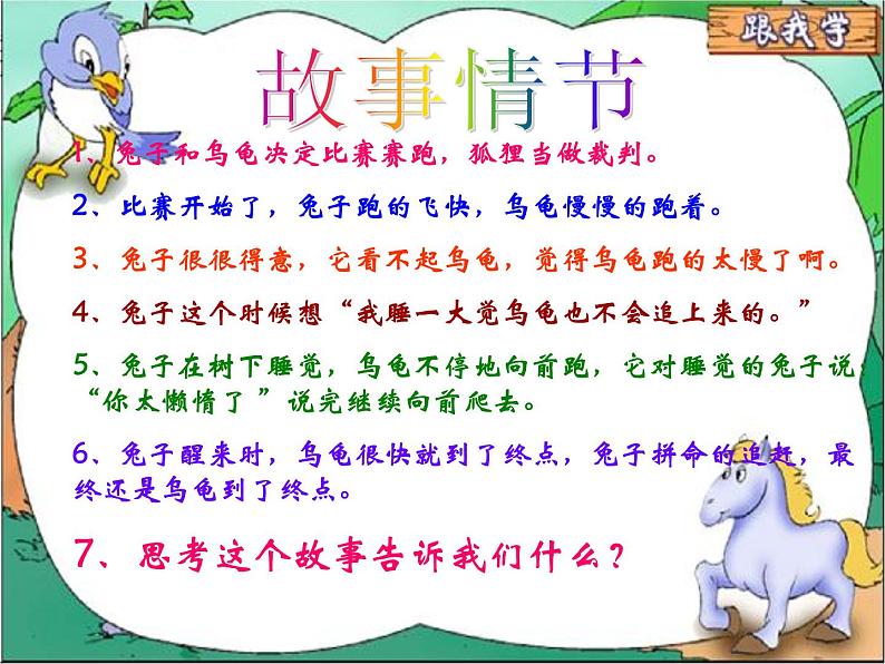 冀教版三年级下册信息技术 18.“龟兔赛跑”卡通画 PPT课件第3页