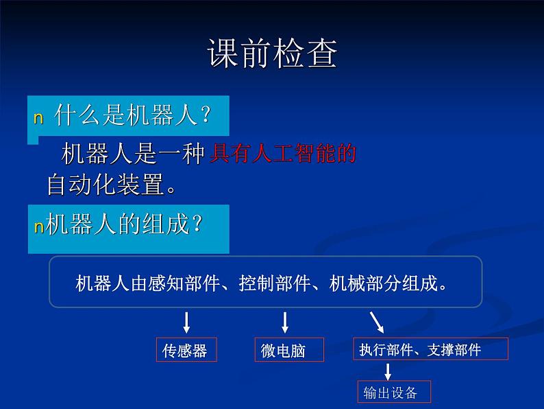 一、认识机器人的组件 课件第1页