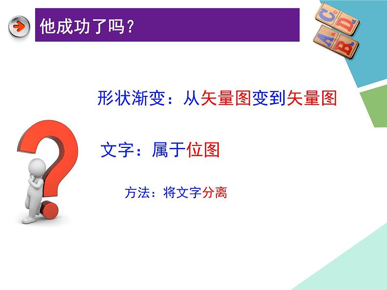 二、制作文字变形的形状补间动画 课件第4页