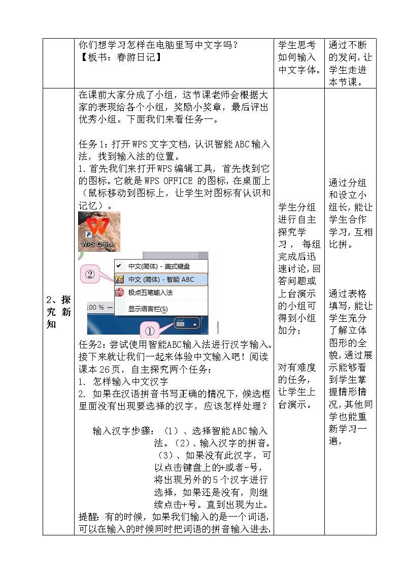3年级下第6课写春游日记-教案第2页