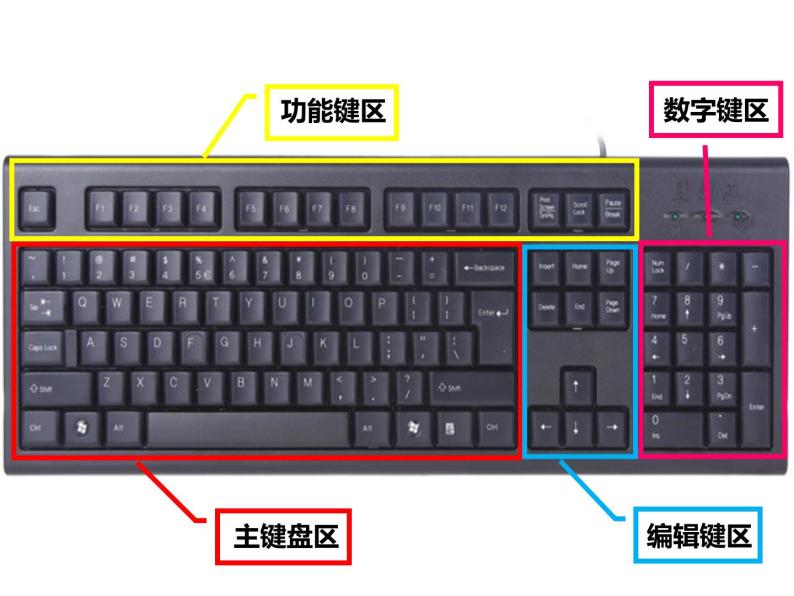 小学三年级下册信息技术-4接触上排键-浙江摄影版(19张)ppt课件02