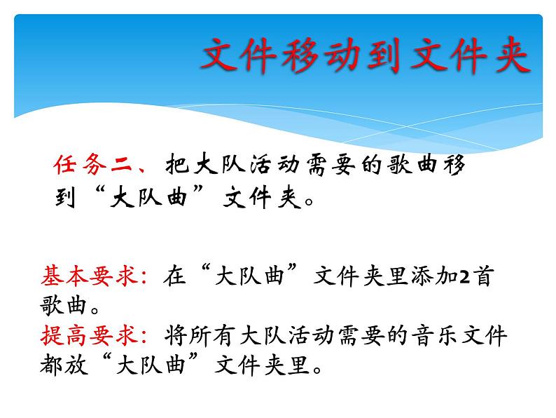 小学四年级下册信息技术-2.7整理音乐库-浙江摄影版-(12张)ppt课件03