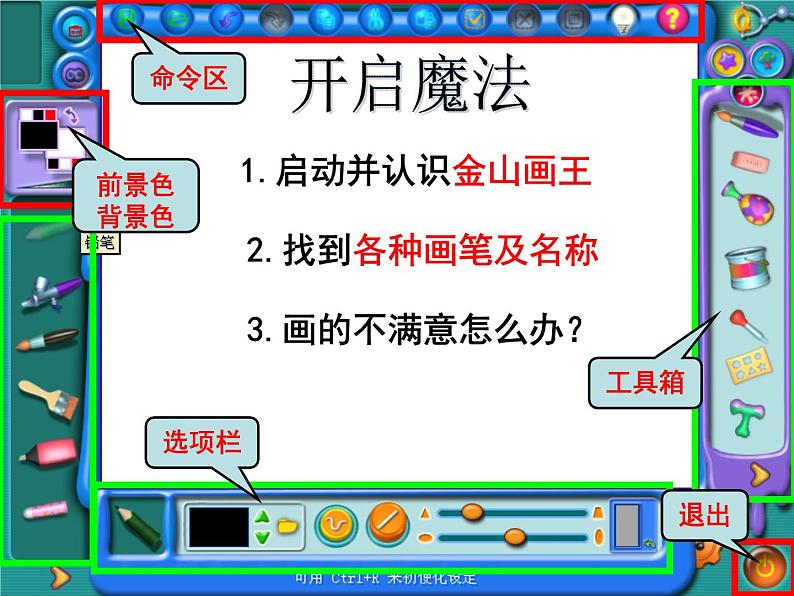 小学三年级上册信息技术-3.12有趣的画板-浙江摄影版(-新)(7张)ppt课件第2页