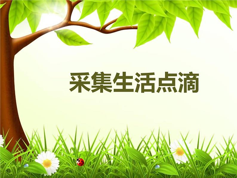 小学五年级上册信息技术-4采集生活点滴｜浙江摄影版(新)(17张)ppt课件第1页