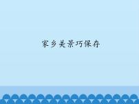 小学电子工业版 (安徽)第11课 家乡美景巧保存图片课件ppt