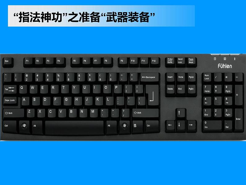 小学三年级上册信息技术8基本指法要掌握电子工业版(安徽)(10张)ppt课件第3页