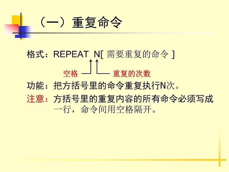 小学六年级下册信息技术--3重复命令--川教版(18张)ppt课件第5页