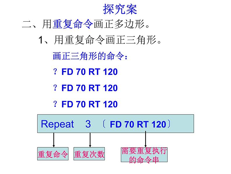 小学六年级下册信息技术-3重复命令---川教版(10张)ppt课件第5页