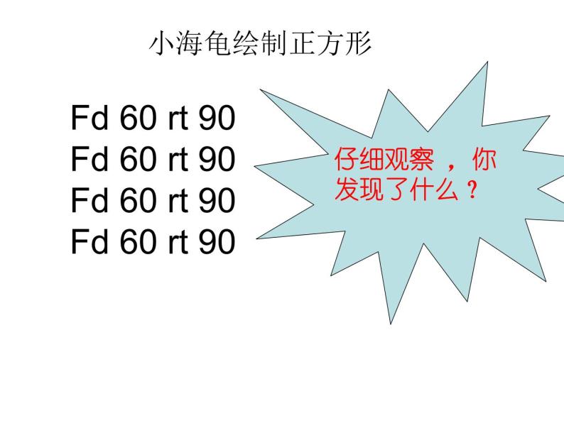 小学六年级下册信息技术-3-重复命令-川教版(20张)ppt课件03