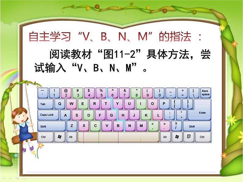 小学三年级上册信息技术-11下排字符的输入-川教版(9张)ppt课件第4页