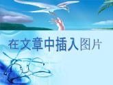 小学四年级上册信息技术-14在文章中插入图片｜川教版(13张)ppt课件
