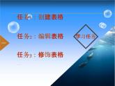 小学四年级上册信息技术-第3课制作课程表｜冀教版(15张)ppt课件