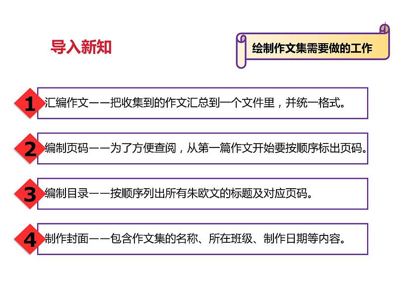 小学三年级下册信息技术-第十二课编制与打印作文集∣粤教版(33张)ppt课件08