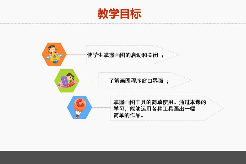 小学三年级上册信息技术-2.6初识画图程序-浙江摄影版(12张)ppt课件第2页