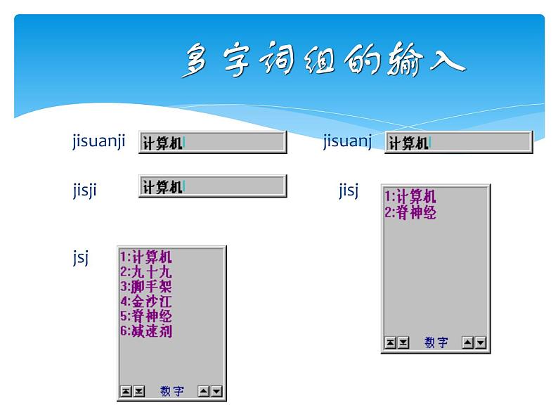 小学三年级下册信息技术-8.2输入中文词组粤教版(13张)ppt课件第4页