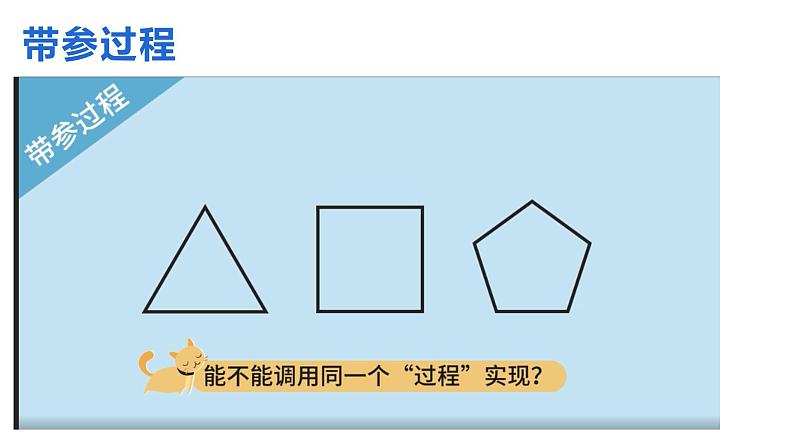 13. 浙摄影版信息技术《带参过程》课件PPT02