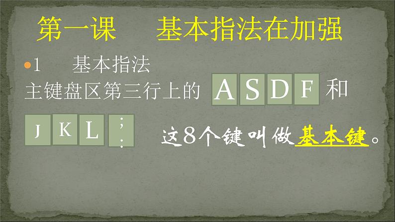 人教版信息技术三年级下册 1.基本指法再加强 课件03