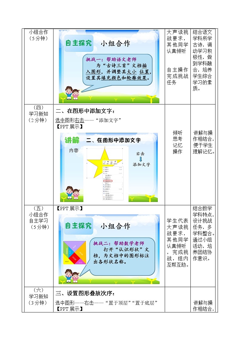 人教版信息技术四年级下册 7.绘制图形很便捷 教案第3页