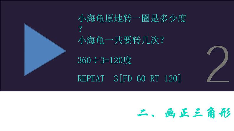 人教版信息技术六年级下册 3.正多边形轻松画 课件05