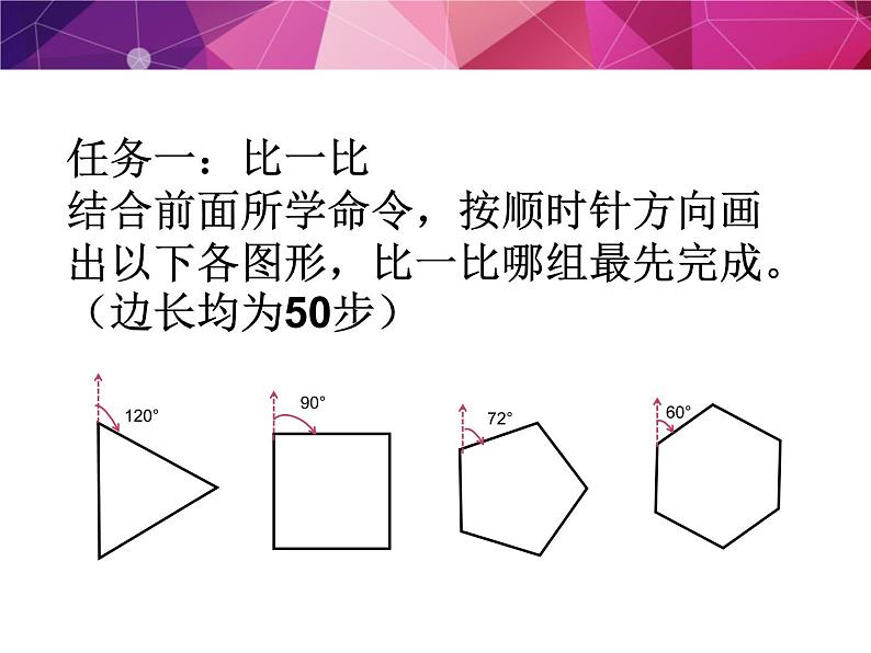 人教版信息技术六年级下册 3.正多边形轻松画 课件02