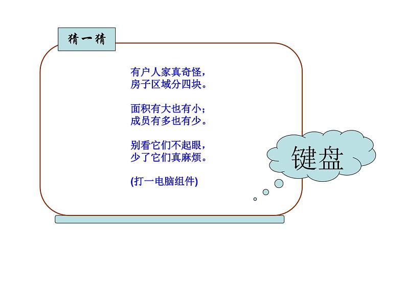 人教版信息技术三年级上册 7 认认真真学打字 课件PPT01