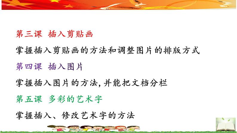 桂教版信息技术四上 2.10 单元评估 谁是“打扮”文章的小行家 课件PPT第4页