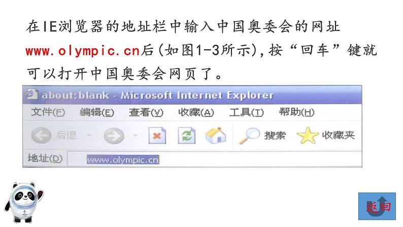 桂教版信息技术六上 2.1 浏览中国奥委会网页 课件PPT+教案07