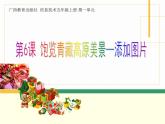 桂教版信息技术五上 1.6 饱览青藏高原美景—添加图片 课件PPT