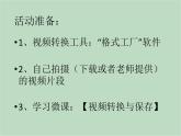 六年级上册信息技术课件-单元2 活动2 视频格式转换  西师大版 (共9张PPT)