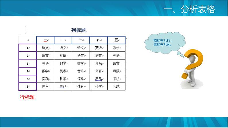 第三册（供五年级使用）信息技术课件-12 我的课程表 浙教版(共8张PPT)03