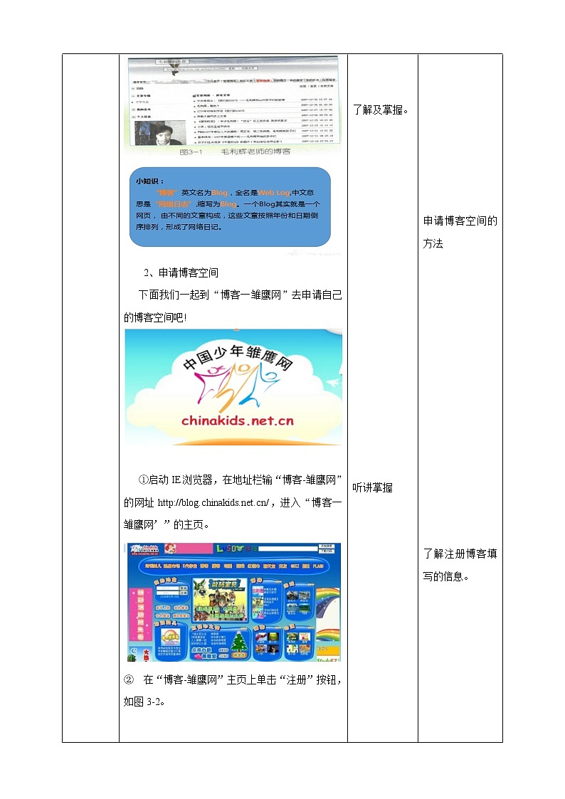 第3课 来我博客看看 教案第2页
