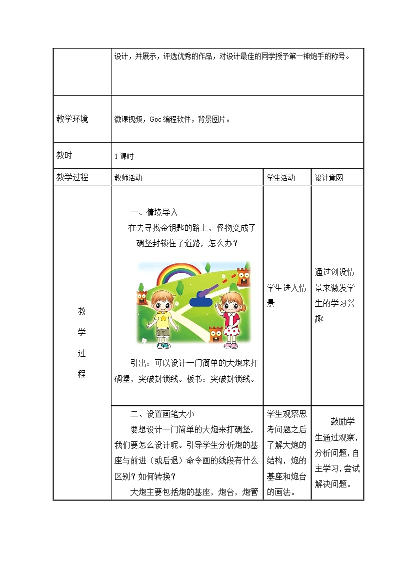 第3课《突破封锁线》-教学设计第2页