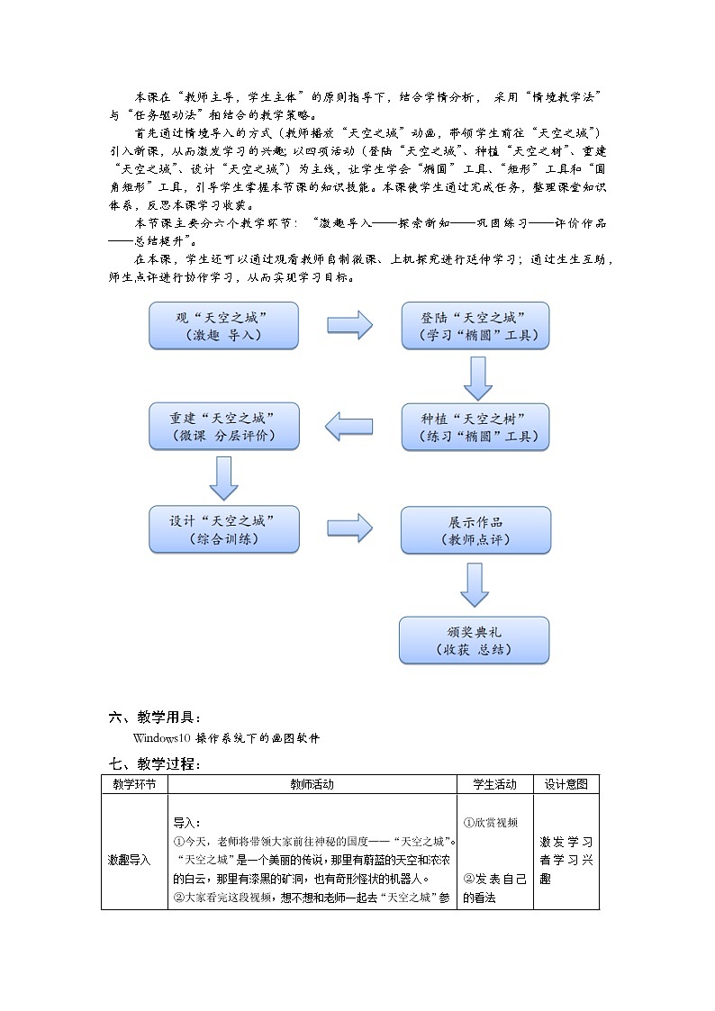 小学信息技术 三年级上 第7课《江岸悠闲游》 教学设计02