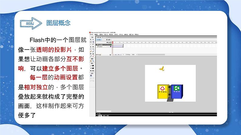 粤教版 第四册上册 7《帮垃圾分类回箱——制作多图层动画》课件08
