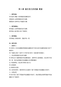 小学信息技术河南大学版（2020）三年级下册第三课 留住春天的美丽教案
