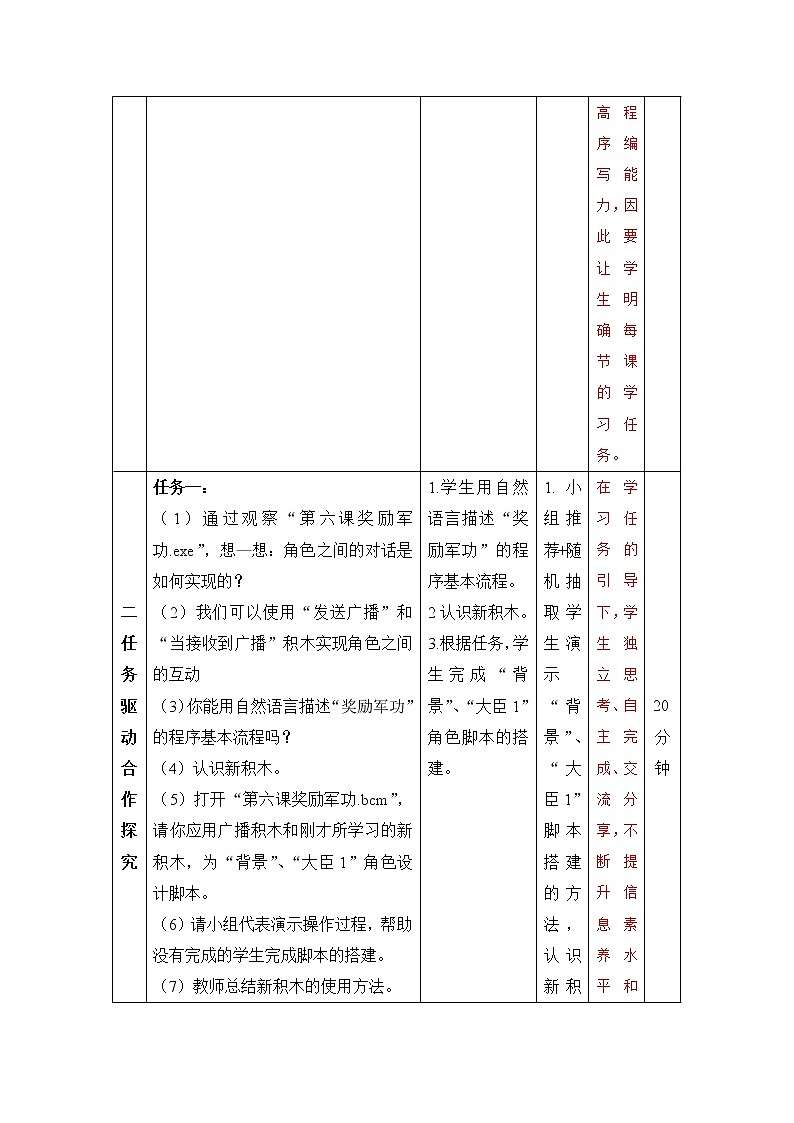 《第六课 奖励军功》精品教学设计03